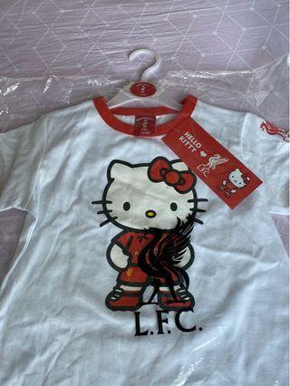 Liverpool LFC Hello Kitty girl tee 