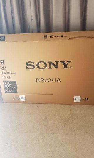 Sony 55" TV Empty Box with Foam