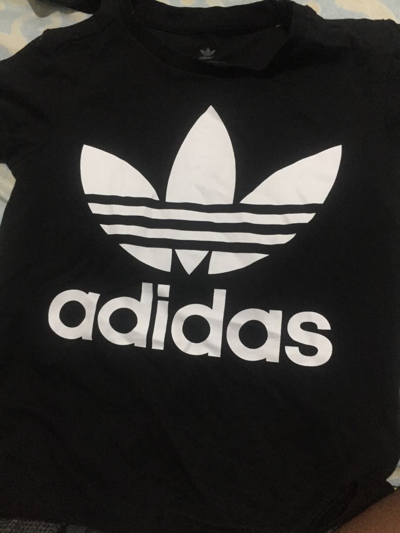 Adidas treefoil shirt Babies Kids Babies Kids Fashion on Carousell