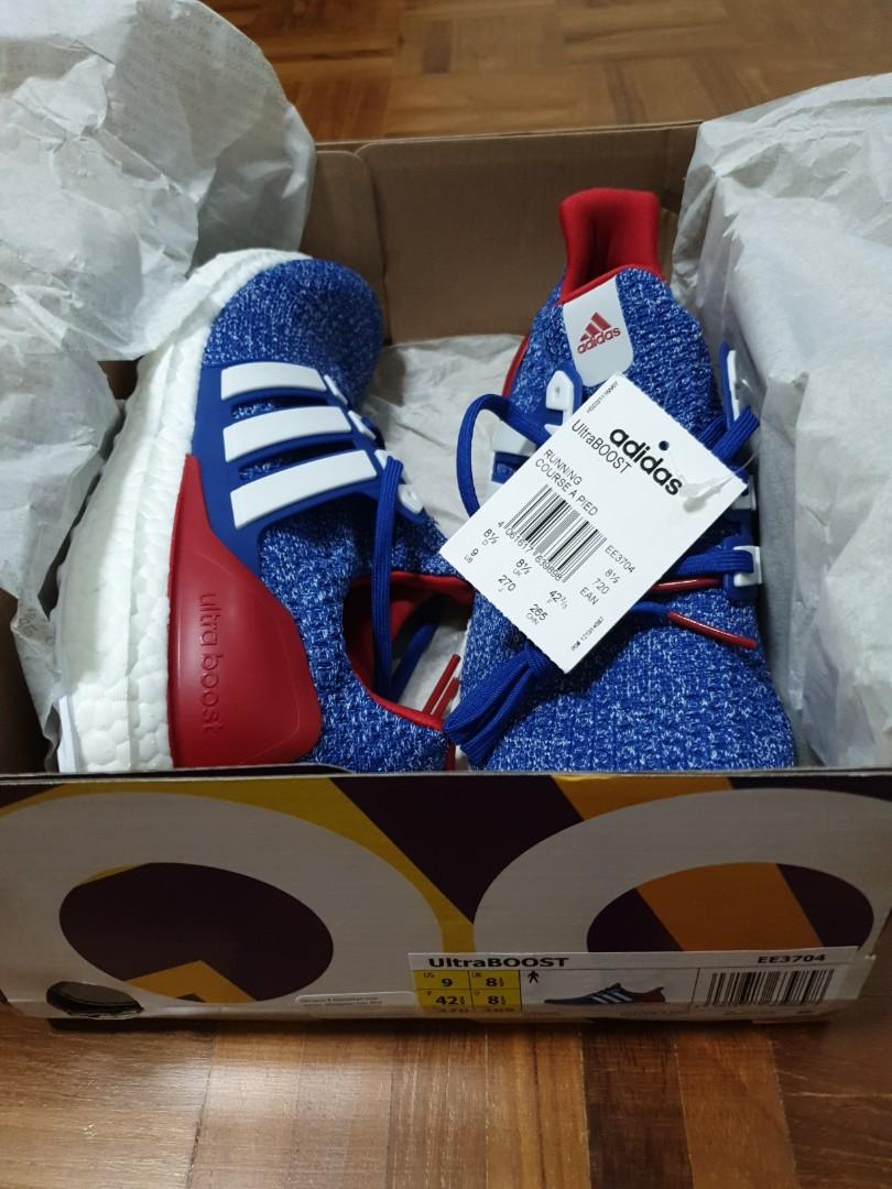 Red white and blue ultra boost sale