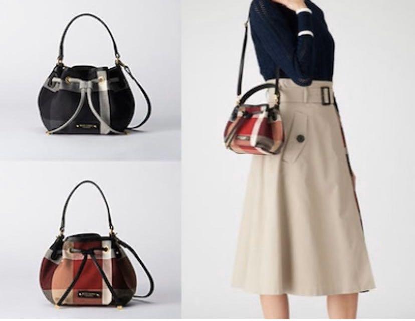 Authentic Burberry Blue Label Mini Bucket Bag Luxury Bags