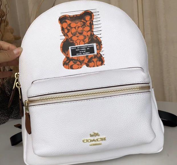 Authentic coach gummy bear 76656 backpack traveller bag
