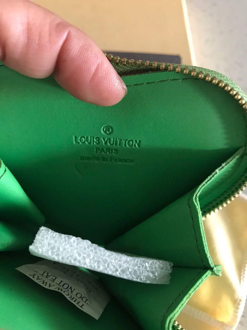 Louis Vuitton M93659 Portmonte Coeur Coin Purse Bag Charm Heart Used Japan
