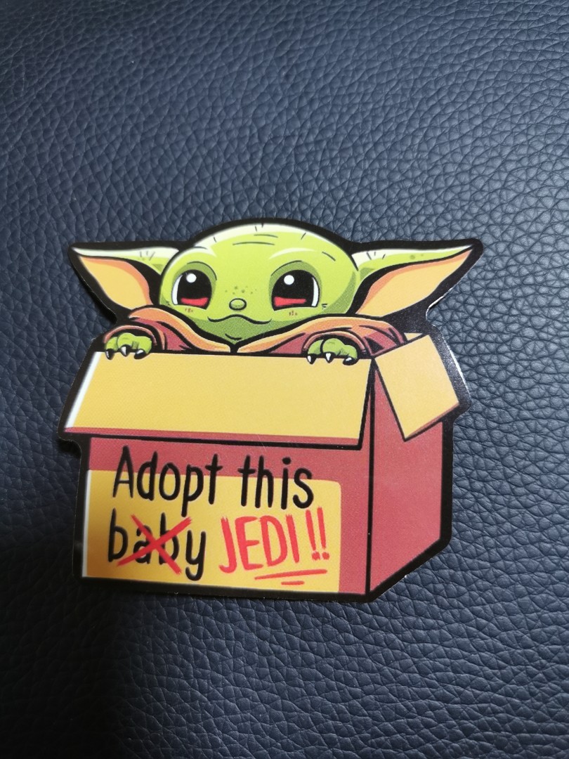  Baby Yoda Car Decals (2 Pack) Super Cute Mandalorian