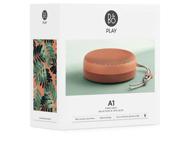 beoplay a1 tangerine red