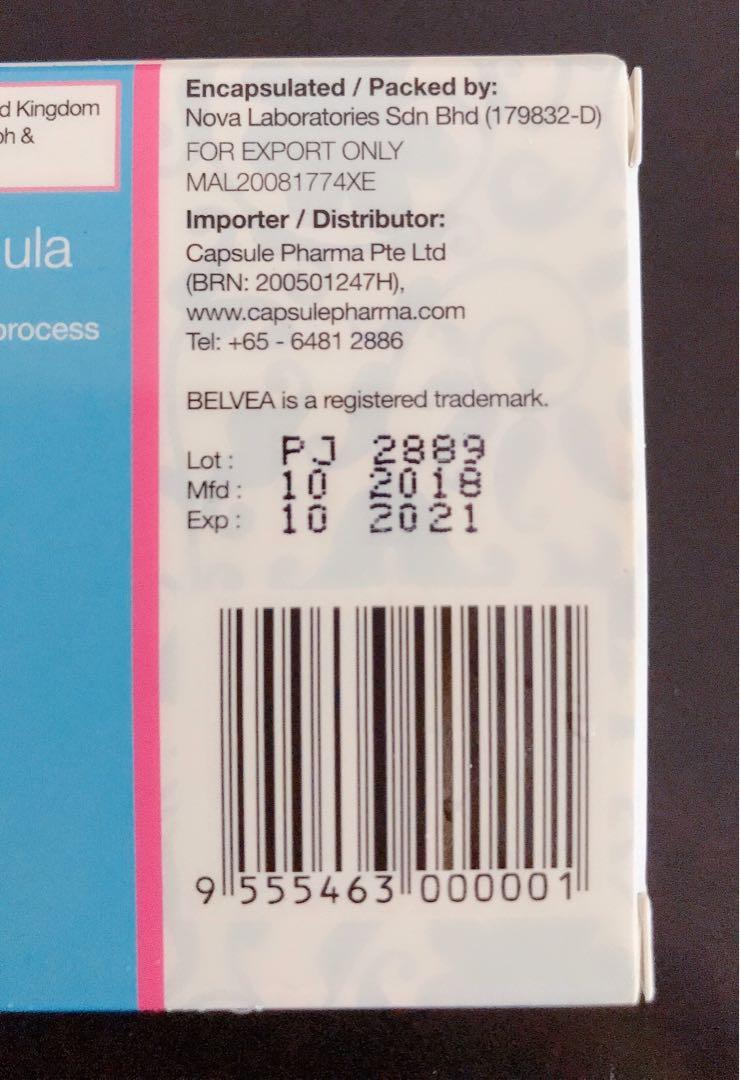 Belvea Begin Formula Omega Fish Oil, Babies & Kids, Nursing & Feeding