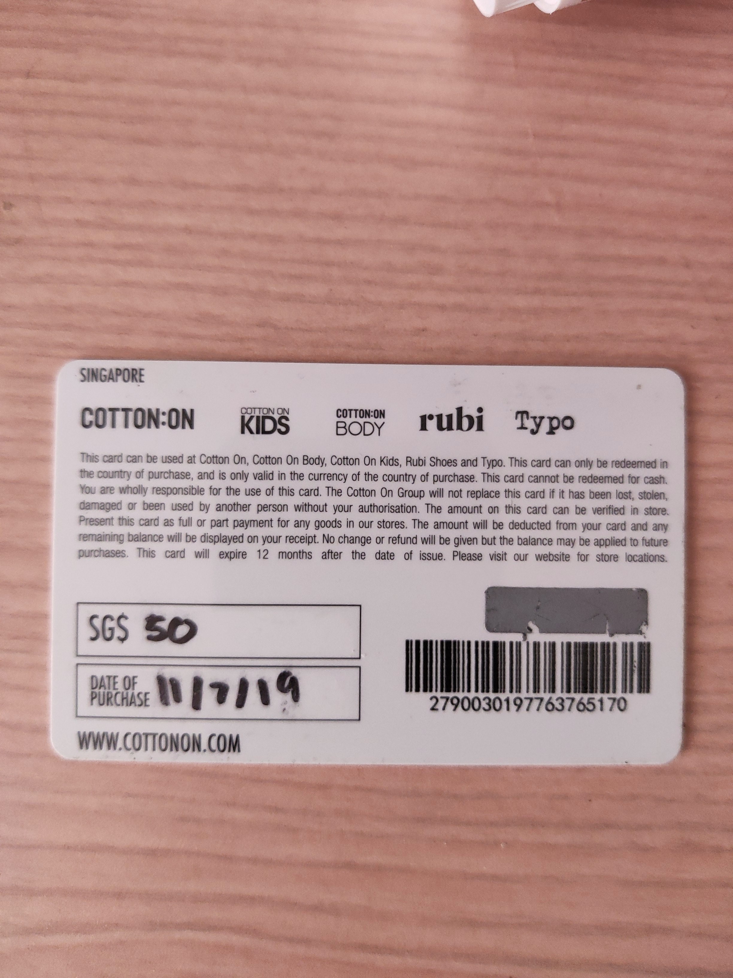 cheap Cotton On Gift Card Tickets Vouchers Vouchers on Carousell