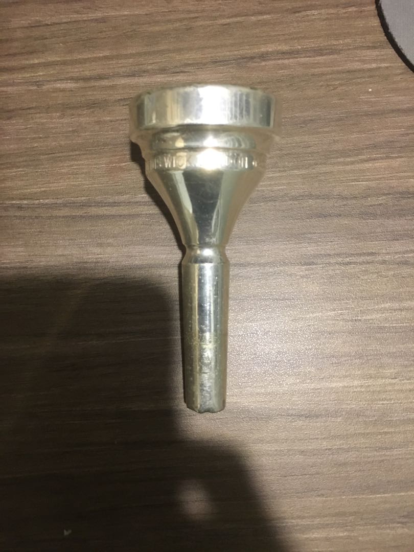 Denis Wick DW5286-1L Silver Classic Tuba Mouthpiece - Extra Deep Cup, Large Shank
