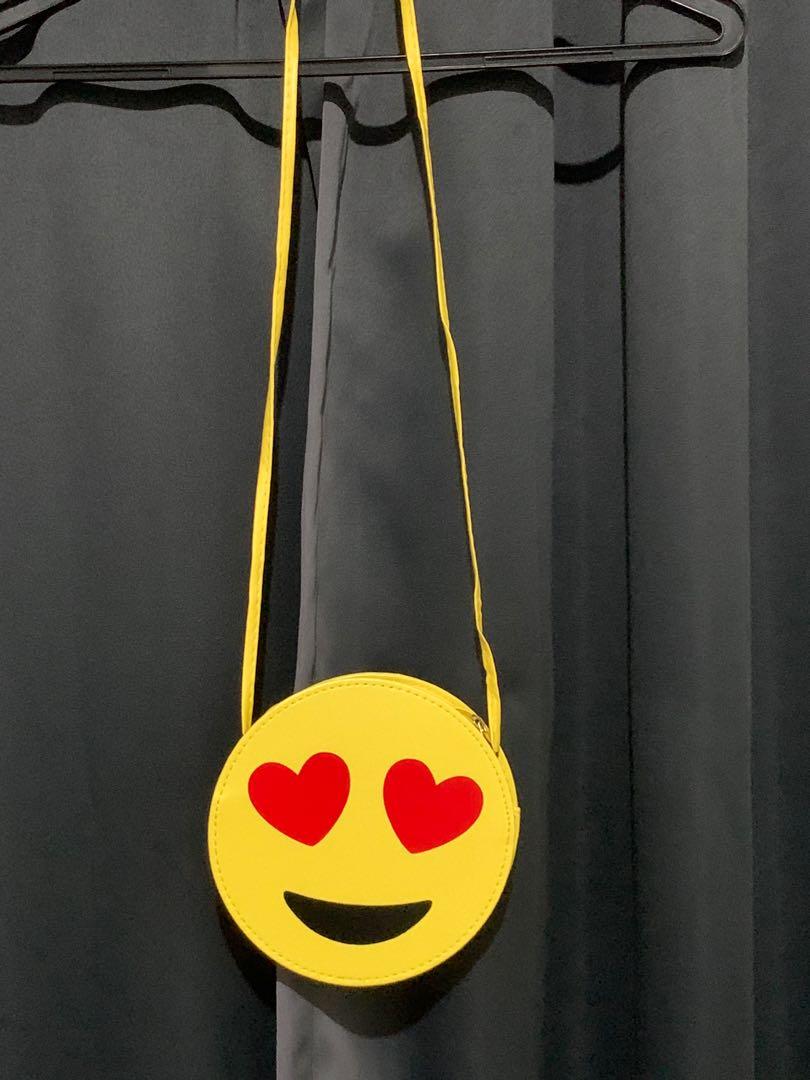 Emoji Sling Bag, Women's Fashion, Bags & Wallets, Crossbody Bags on