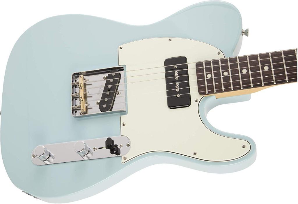 Fender Japan FSR Hybrid 60s Telecaster P90 Electric Guitar, Sonic Blue