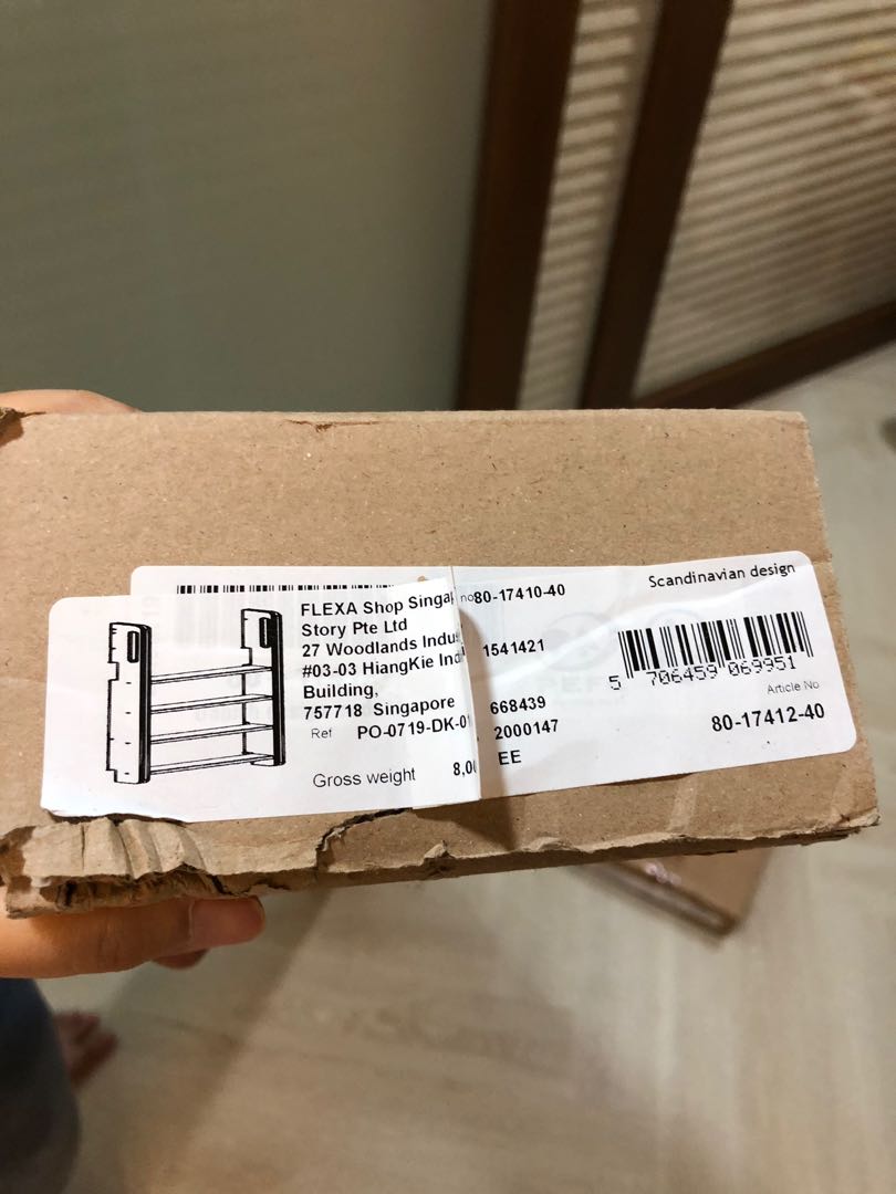 Flexa White collection bunk bed connector + ladder, Furniture & Home