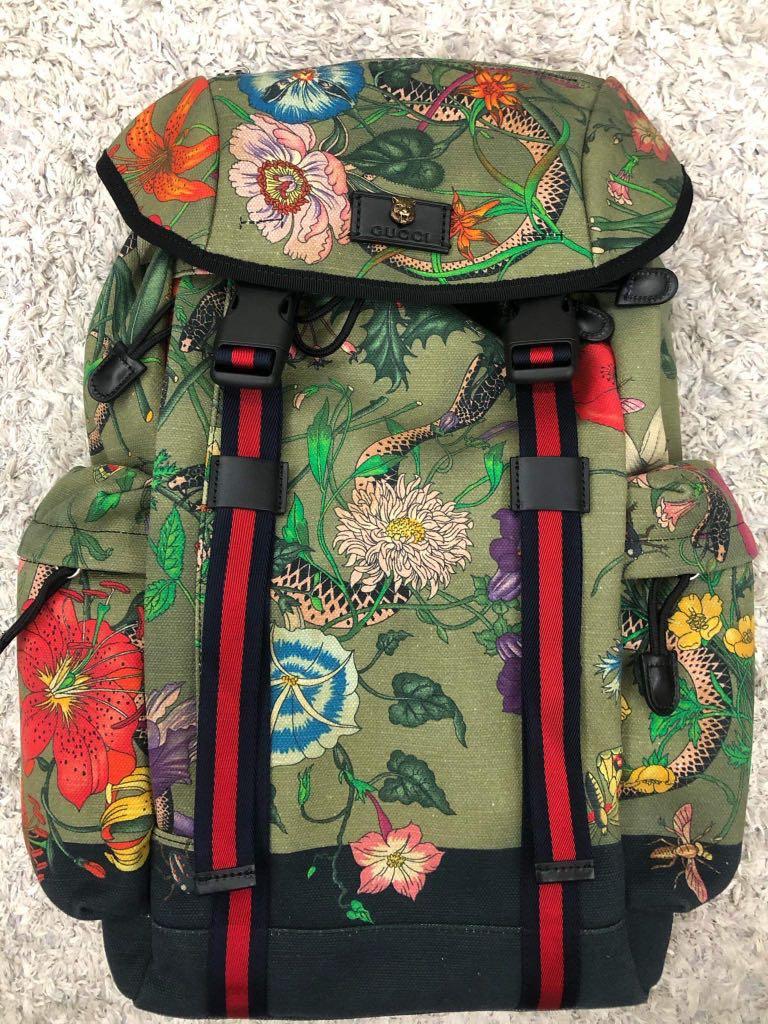 Gucci backpack snake hot sale