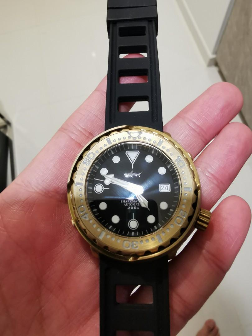 Heimdallr Sharkmaster bronze tuna can watch Mobile Phones Gadgets Wearables Smart Watches on Carousell
