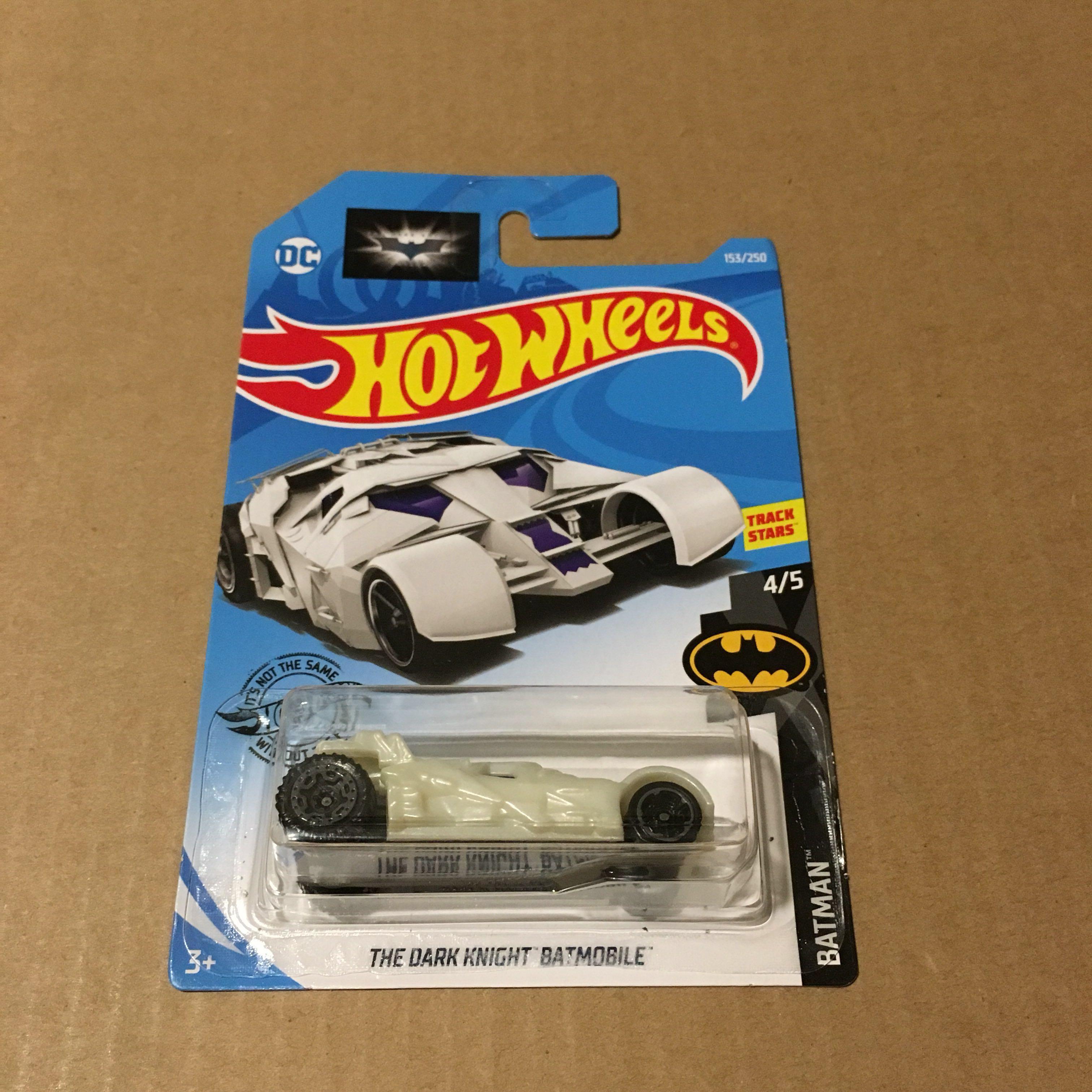 Hot Wheels Batman Begins Batmobile The Dark Knight White Purple