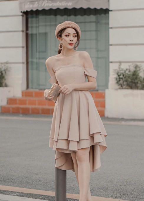 Bardot layered shop dress