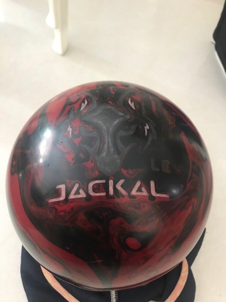 Jackal LE bowling ball, Sports Equipment, Sports & Games, Billiards & Bowling on Carousell