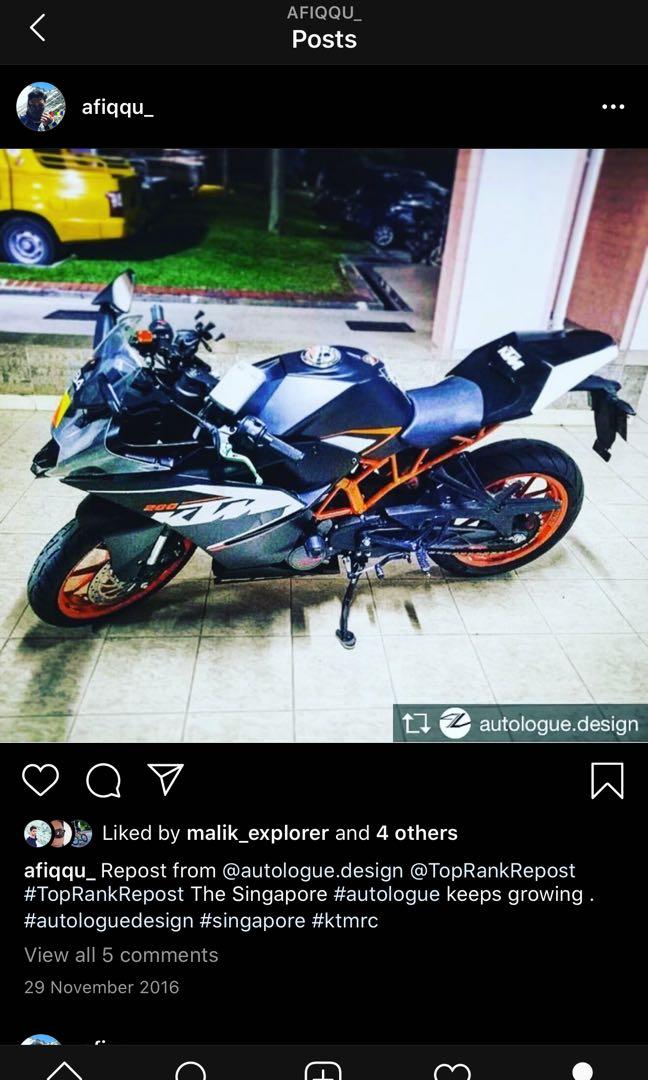 Ktm rc 200 store pillion seat cover