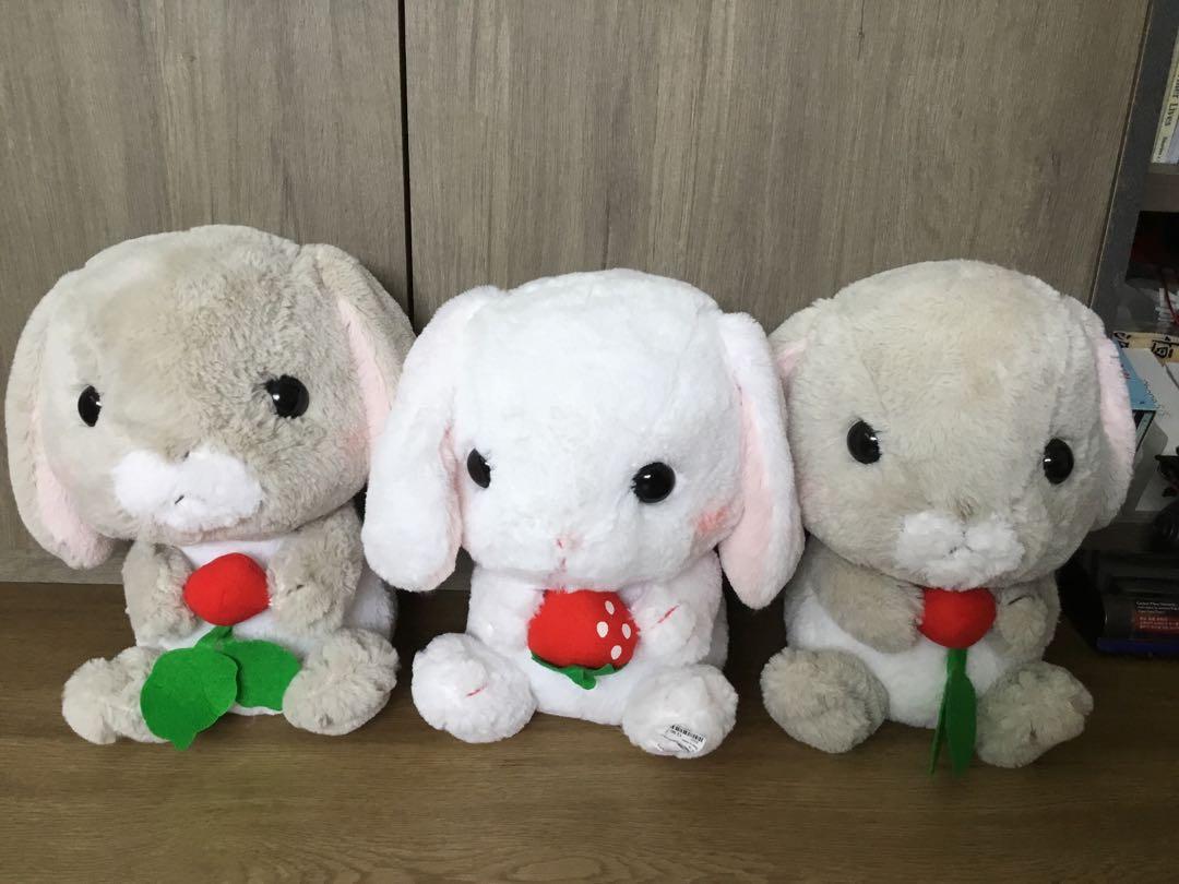 large stuffed rabbit