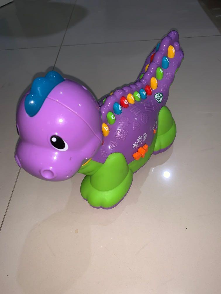 LeapFrog Leap Frog Alphabet Learning Dinosaur Lettersaurus Electronic Toy Hobbies Toys Toys Games on Carousell