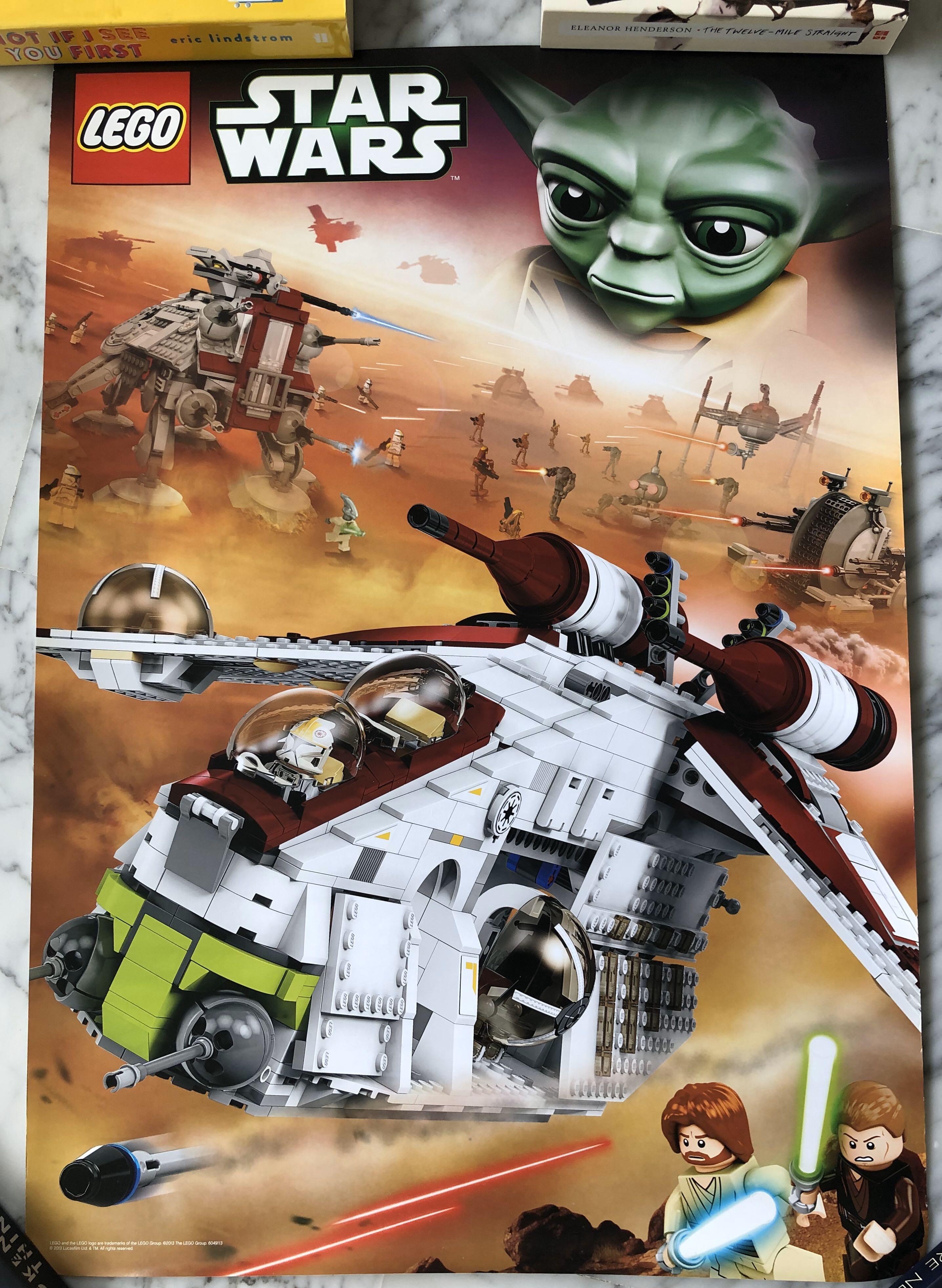 Lego Star Wars Poster Toys Games Bricks Figurines On Carousell