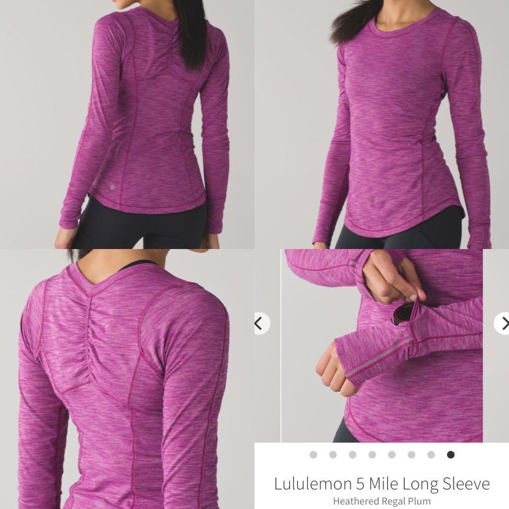 Lululemon 5 mile long sleeve, Women's 