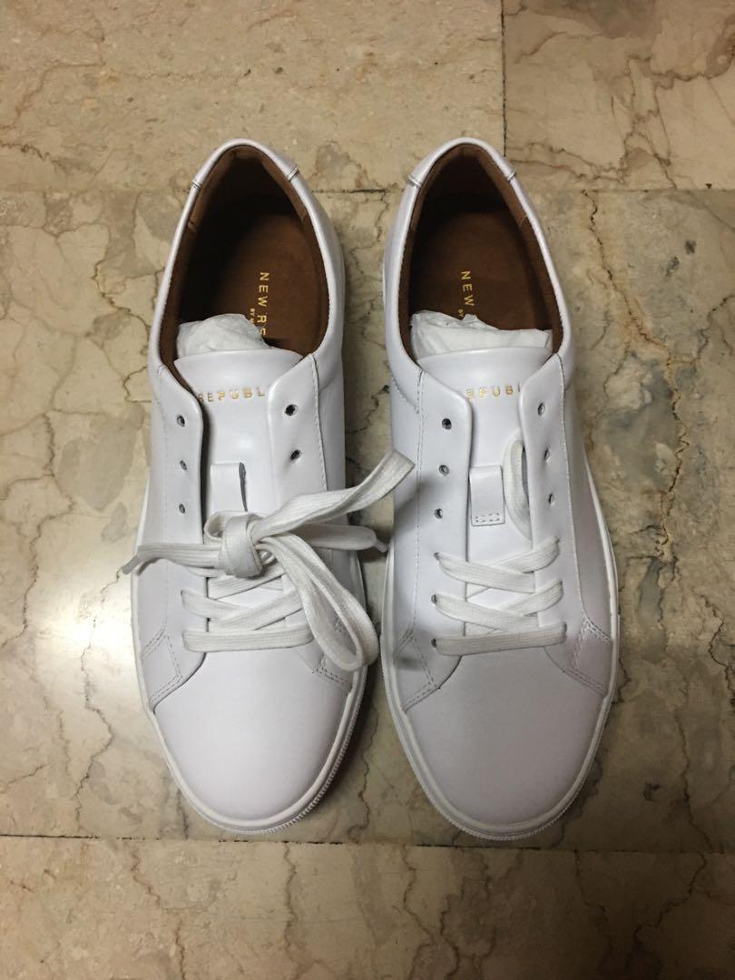 new republic white shoes