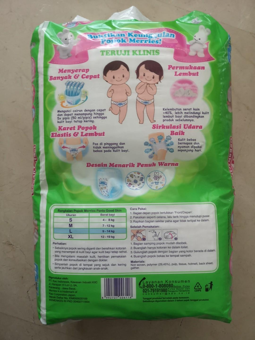 Merries Diapers (Indonesia), Babies & Kids, Bathing & Changing, Diapers ...
