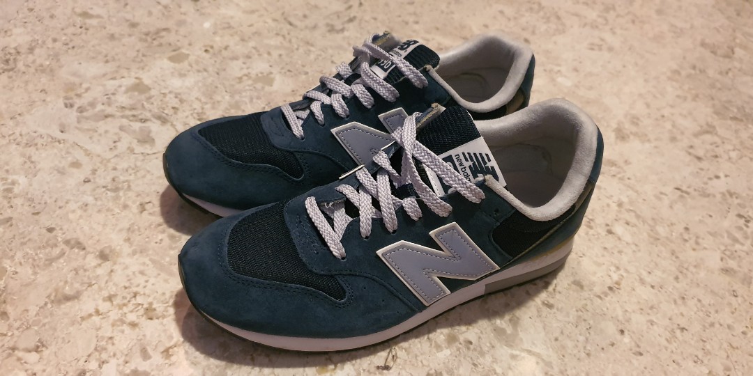 New Balance 996 Classic Navy Blue, Men's Fashion, Footwear, Dress Shoes on  Carousell