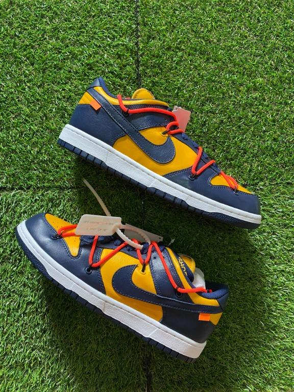 nike dunk low gs midnight navy white