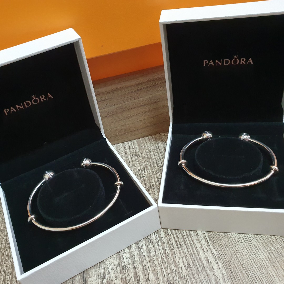 Pandora moments shooting star open bangle clearance