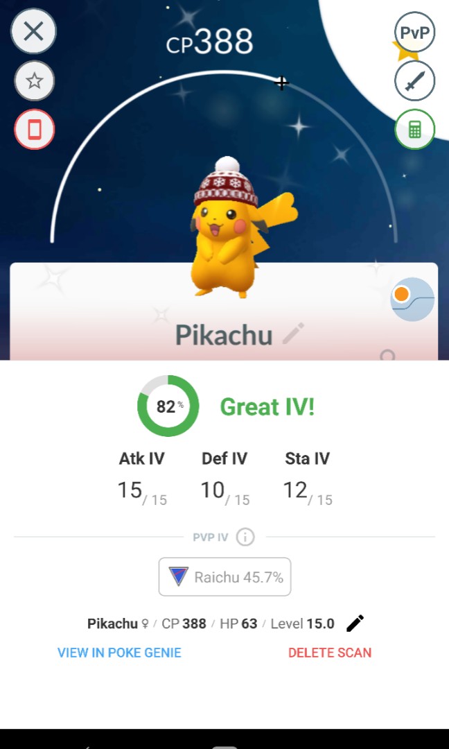 Pokemon Go Shiny Winter Hat Pikachu Toys Games Video Gaming