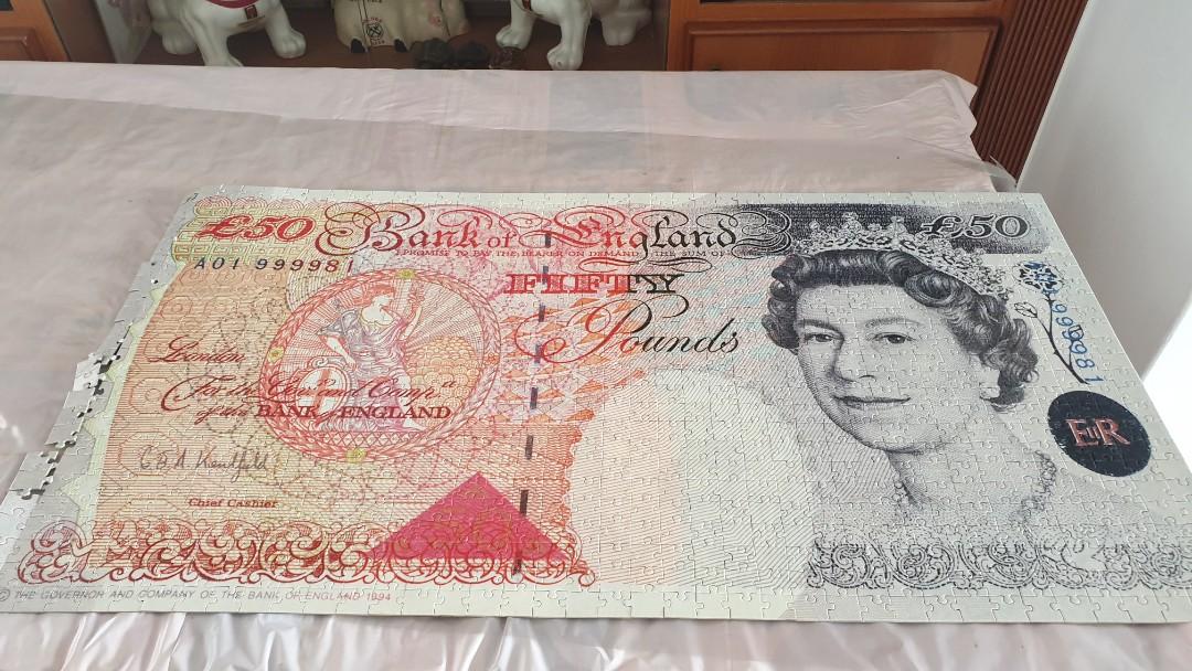 Rare Sterling Pound Jig Saw Puzzle Vintage Collectibles Currency On Carousell