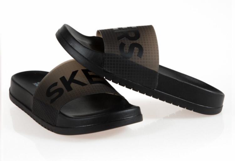🔛SANDALS SKECHERS UNISEX ON THE GO GLEAM BLACK 💯 ORIGINAL🔛, Men's Fashion, Footwear, shoes on Carousell