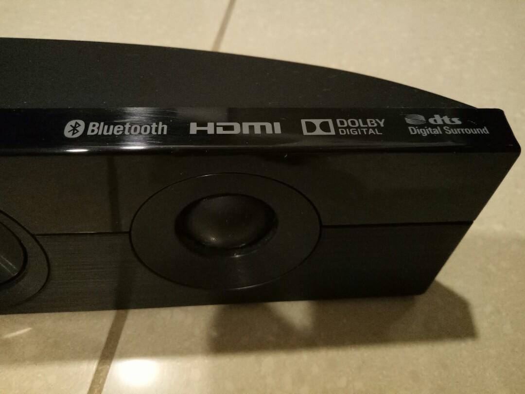 Sharp Sound Bar + subwoofer speaker system HTSB602, Audio, Soundbars