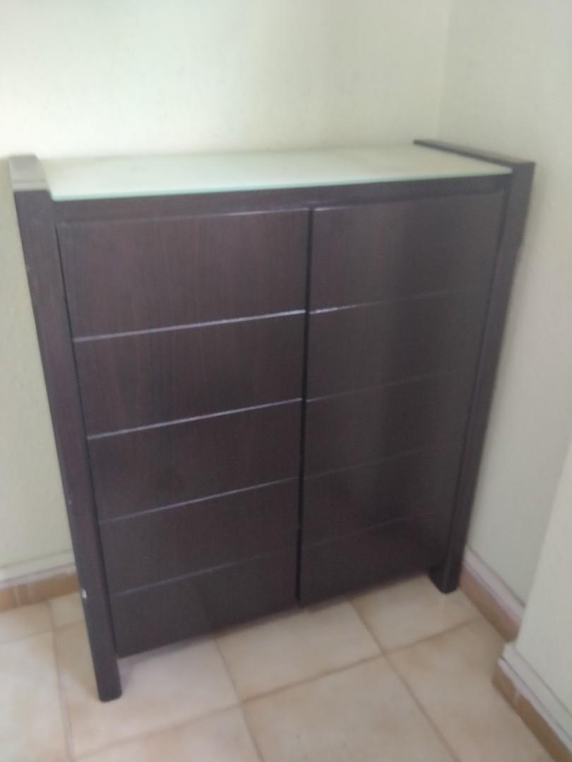 Shoe Cabinet Furniture Shelves Drawers On Carousell