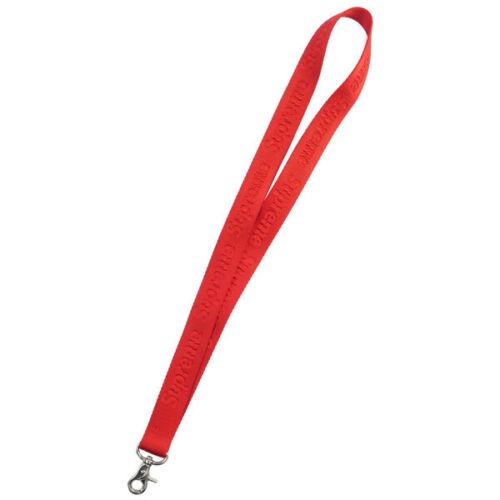 Supreme SS16 Lanyard Black Red