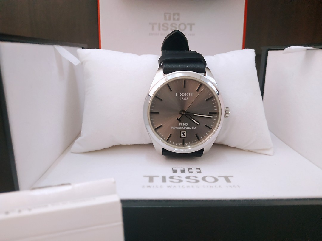 Tissot PR 100 most affordable Powermatic Rhodium dial