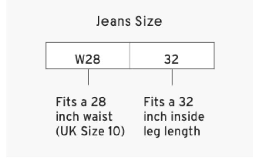 topshop 32 waist what size