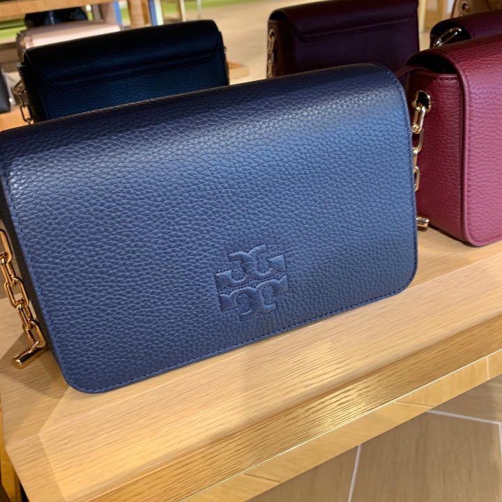 PREORDER) TORY BURCH - THEA WOVEN MINI WEB SHOULDER BAG 88372, Luxury, Bags  & Wallets on Carousell
