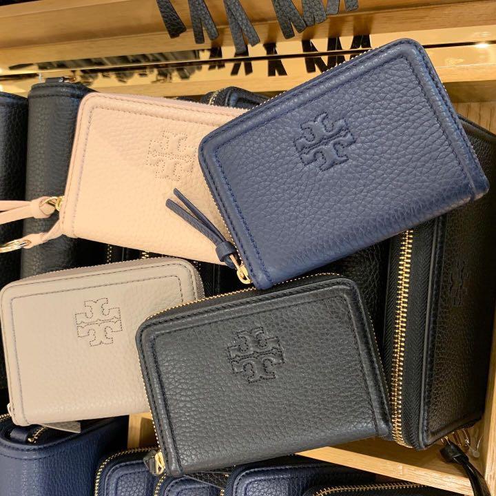 Tory Burch Small Zip Wallet Coin Purse from USA ??, Luxury, Bags & Wallets  on Carousell