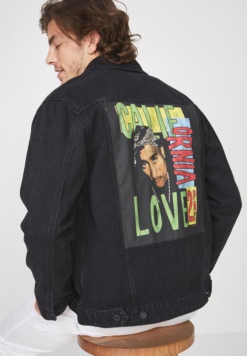 Tupac jacket shop cotton on