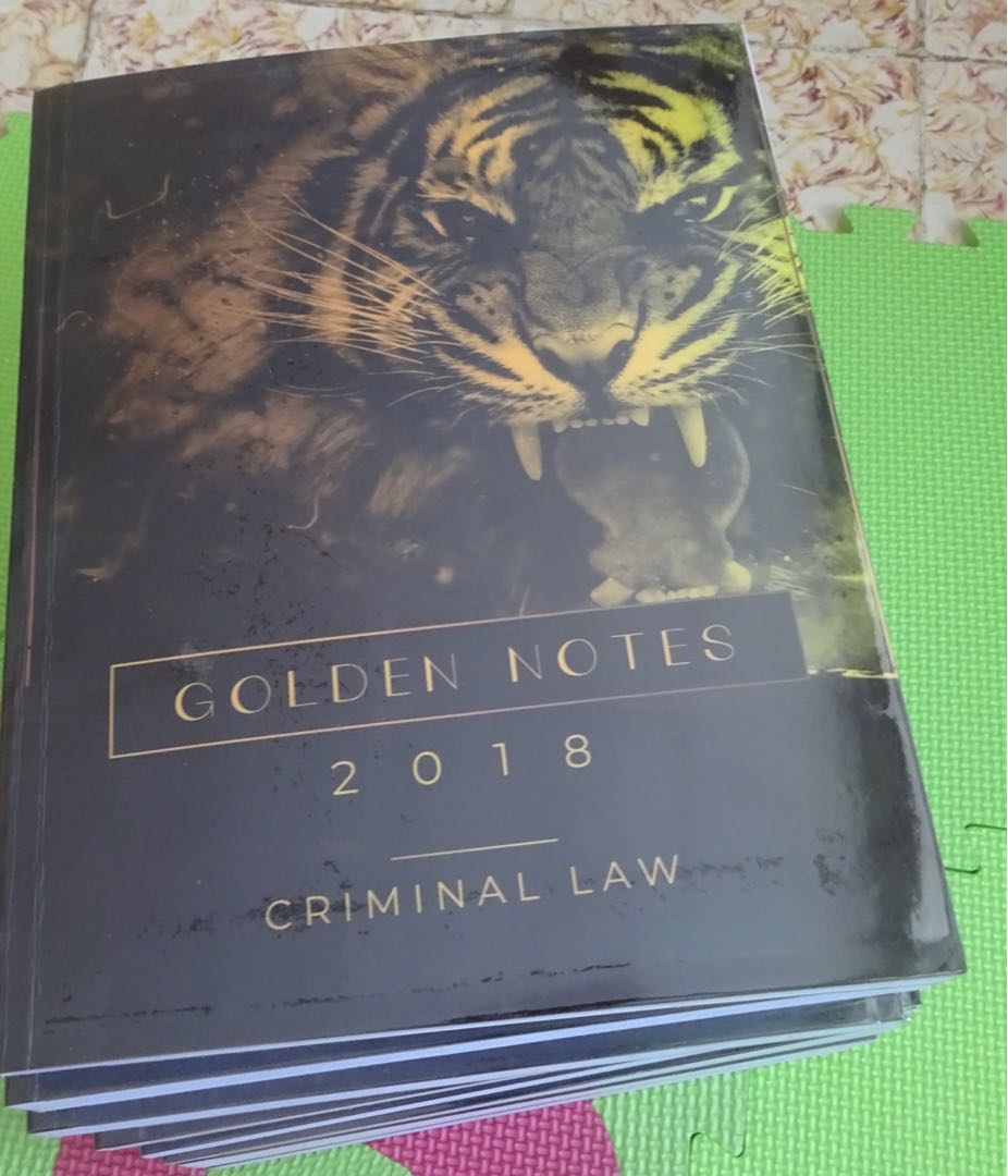 UST Golden Notes Law/ Bar reviewer, Hobbies & Toys, Books & Magazines