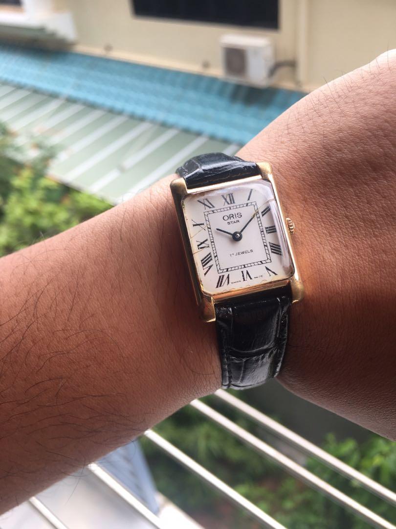Oris tank store watch