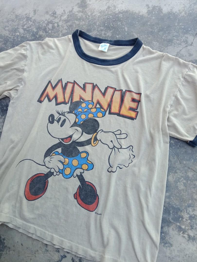 T shirt vintage minnie mouse ringer 