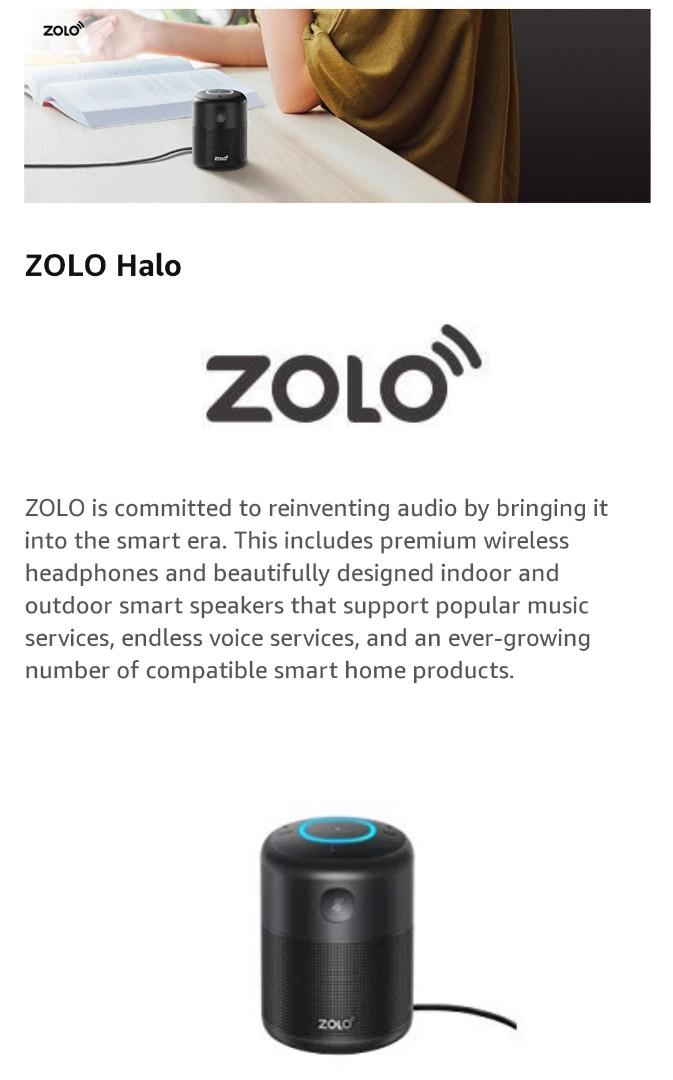 Zolo halo bluetooth sale