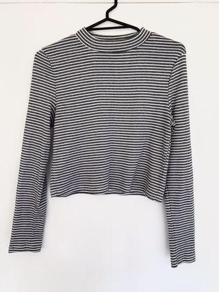 Cotton on stripped turtle neck