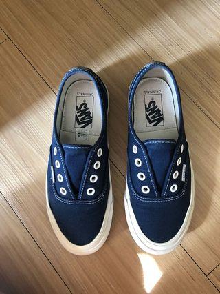 vans vault og authentic lx dress blue