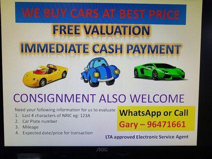 SELL YOUR USED CAR AT BEST PRICE!!!
