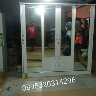 Lemari pintu 4 kirri kanan pintu sleding