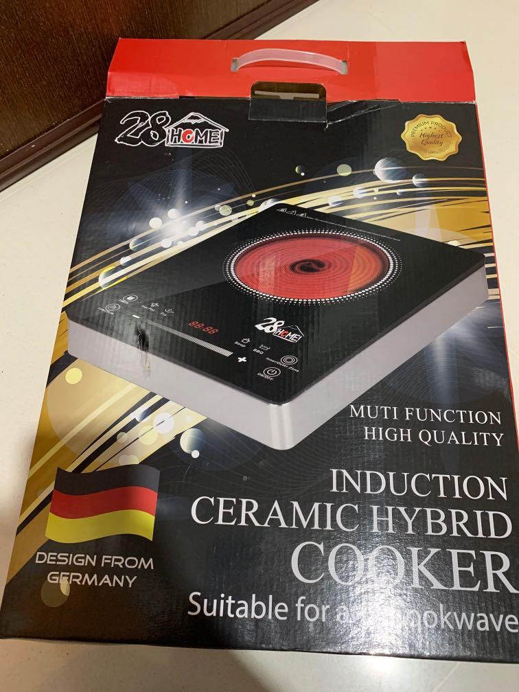 Induction ceramic hybrid hot sale cooker
